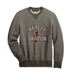 Harley-Davidson size large Gray Men's Sweater racing #1